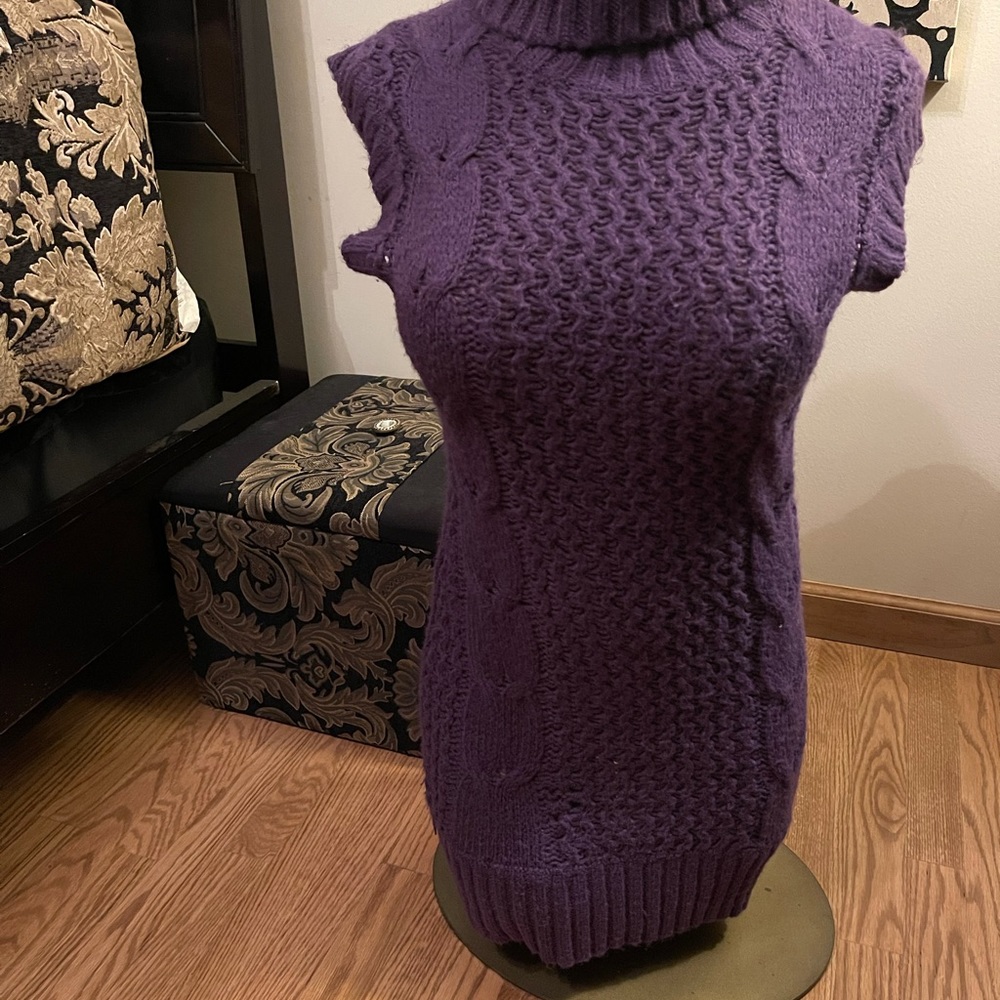 Like new long purple sweater